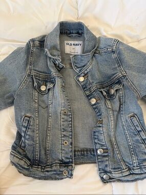 Old Navy Light Wash Blue Kids Denim Jacket